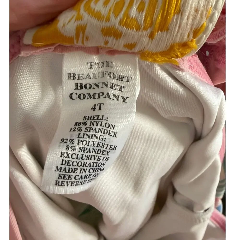 The Beaufort Bonnet Company 1 piece Girl's swimsuit size 4T